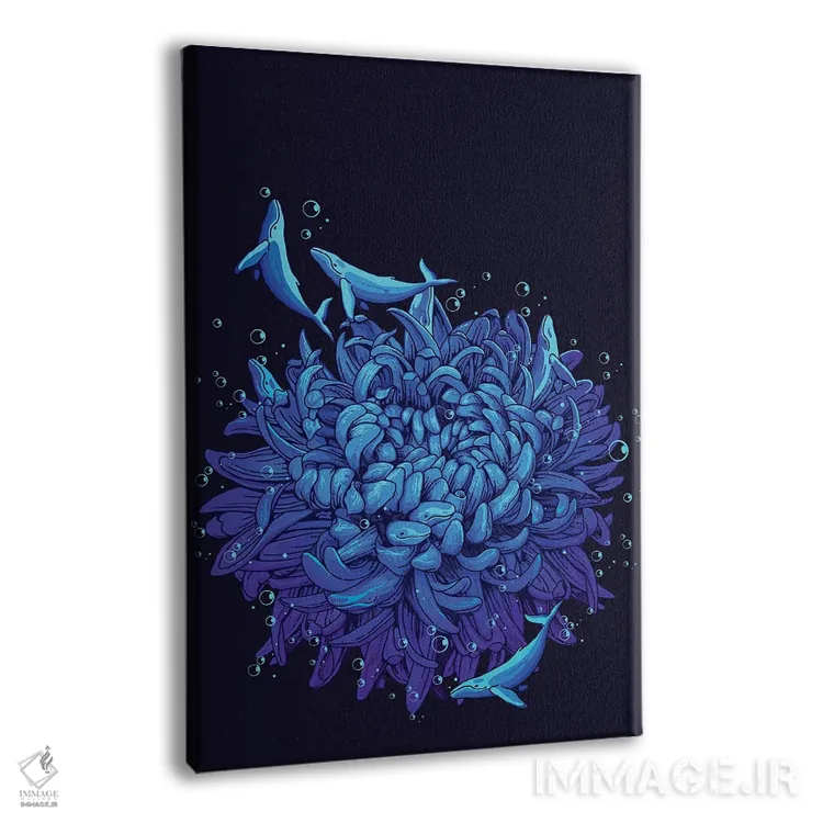 تابلو گل دریایی اثر آدام لاولس - نمای پرسپکتیو محصول