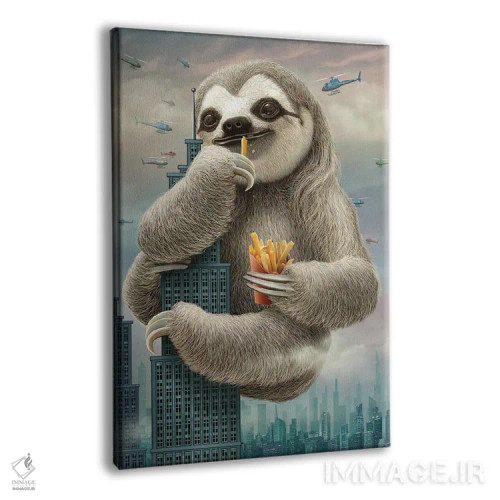 تابلو حملهٔ کُندرو اثر آدام لاولس - نمای پرسپکتیو محصول