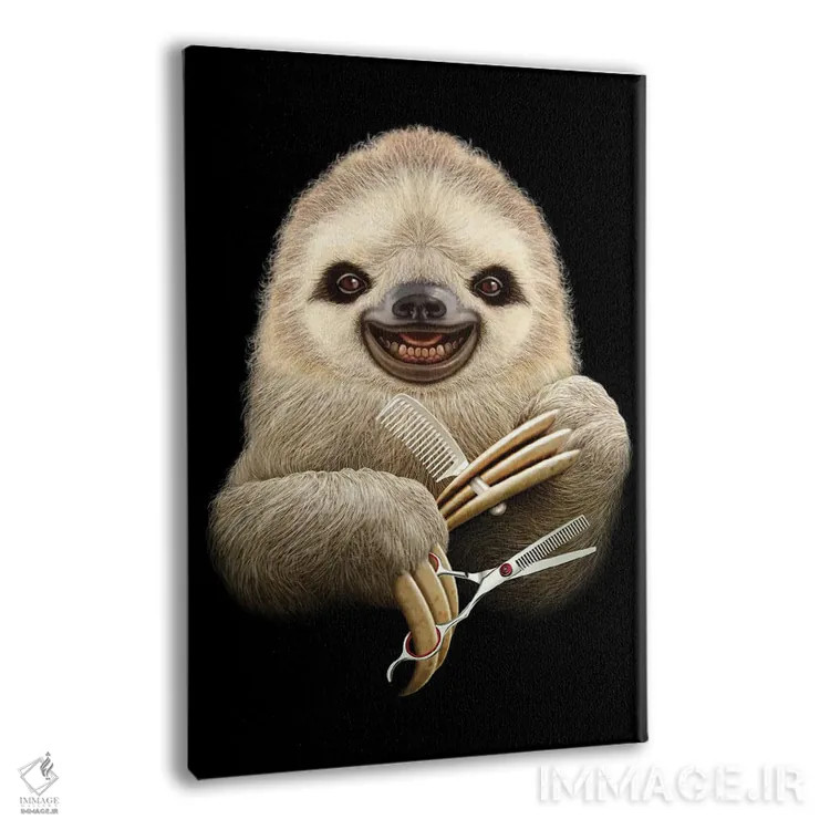 تابلو آرایشگر کُندرو اثر آدام لاولس - نمای پرسپکتیو محصول