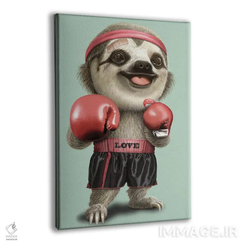 تابلو کُندروی بوکسور ۲۰۲۲ اثر آدام لاولس - نمای پرسپکتیو محصول