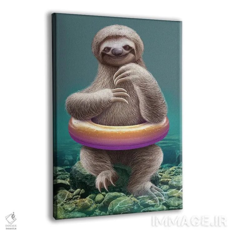 تابلو کُندرو با حلقه نجات اثر آدام لاولس - نمای پرسپکتیو محصول