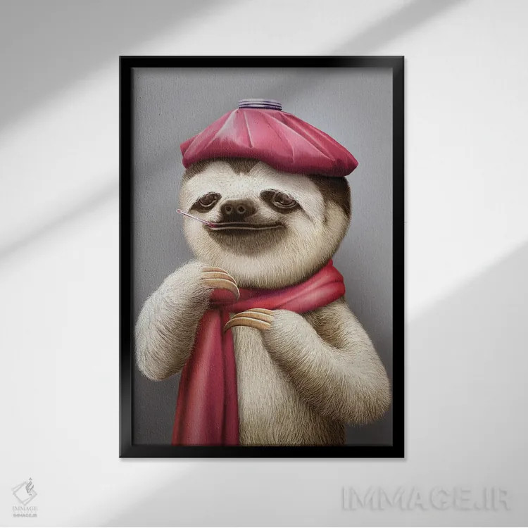 تابلو کُندرو در تب اثر آدام لاولس - نمای قابدار مشکی