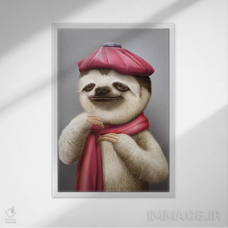 تابلو کُندرو در تب اثر آدام لاولس - نمای قابدار سفید