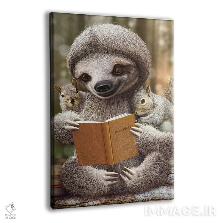 تابلو کُندرو در حال به اشتراک گذاشتن دانش اثر آدام لاولس - نمای پرسپکتیو محصول