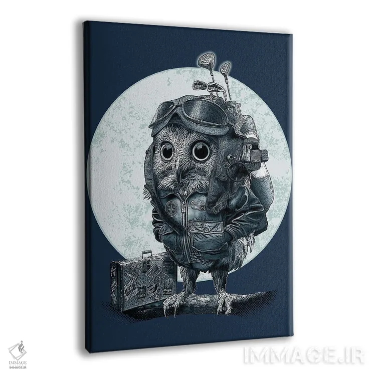 تابلو گلفباز اثر آدام لاولس - نمای پرسپکتیو محصول