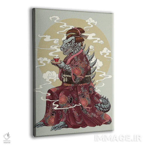 تابلو کیمونو (لباس سنتی ژاپنی) اثر آدام لاولس - نمای پرسپکتیو محصول