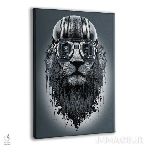 تابلو شیرسوار اثر آدام لاولس - نمای پرسپکتیو محصول