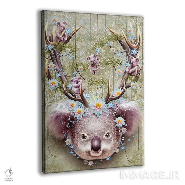 تابلو کوالا اثر آدام لاولس - نمای پرسپکتیو محصول