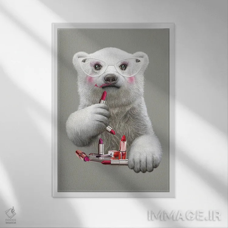 تابلو پائولا رژلب (نام خاص یا شخصیت) اثر آدام لاولس - نمای قابدار سفید