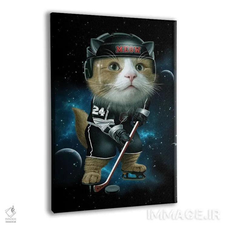 تابلو هاکی روی یخ میو اثر آدام لاولس - نمای پرسپکتیو محصول