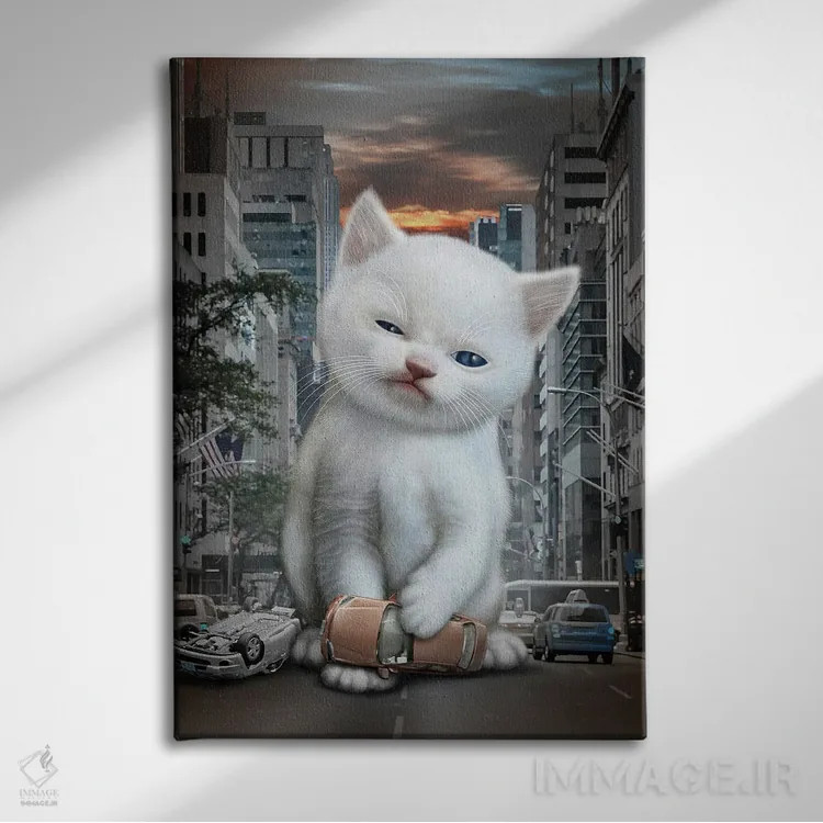 تابلو حمله میو اثر آدام لاولس - نمای روبهرو روی دیوار