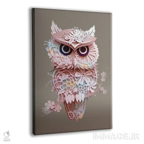 تابلو جغد در بهار اثر آدام لاولس - نمای پرسپکتیو محصول