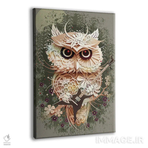 تابلو جغد جشنواره هوی متال اثر آدام لاولس - نمای پرسپکتیو محصول