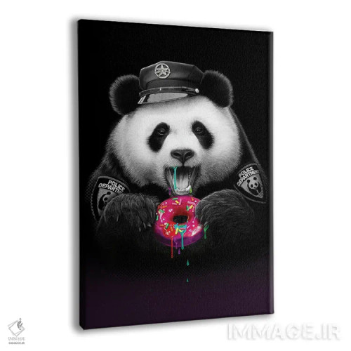 تابلو پاندا عاشق دونات اثر آدام لاولس - نمای پرسپکتیو محصول