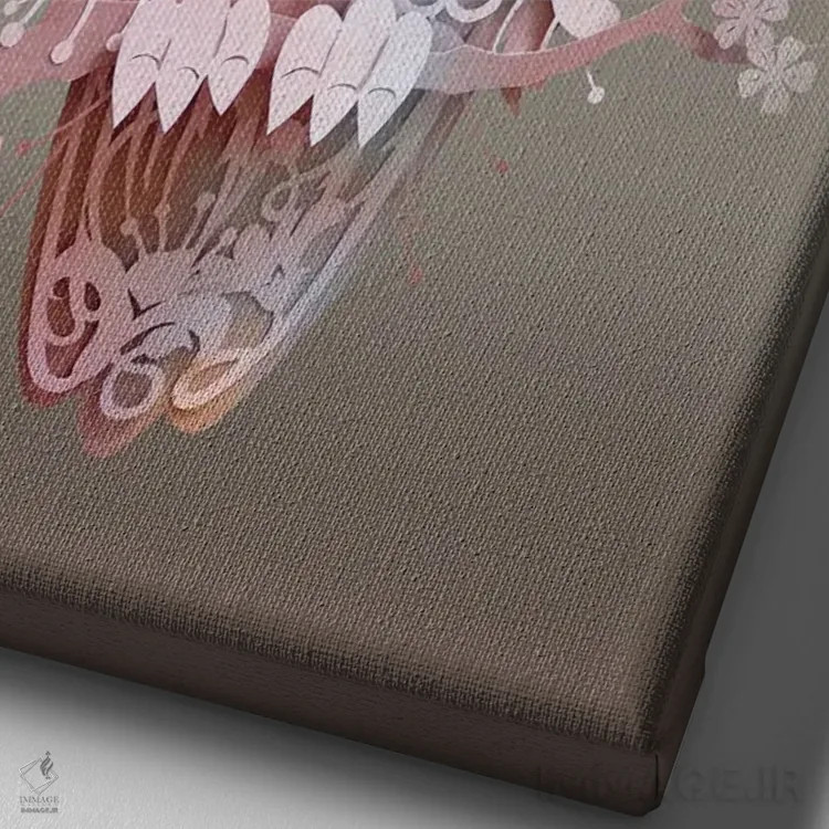 تابلو جغد در بهار اثر آدام لاولس - نمای نزدیک بافت بوم