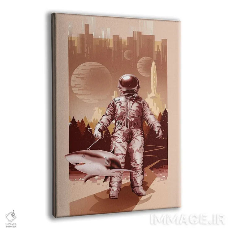 تابلو فضای باز عجیب اثر آدام لاولس - نمای پرسپکتیو محصول