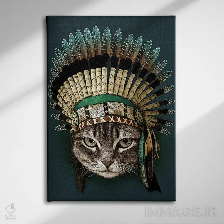 تابلو رئیس اثر آدام لاولس - نمای روبهرو روی دیوار