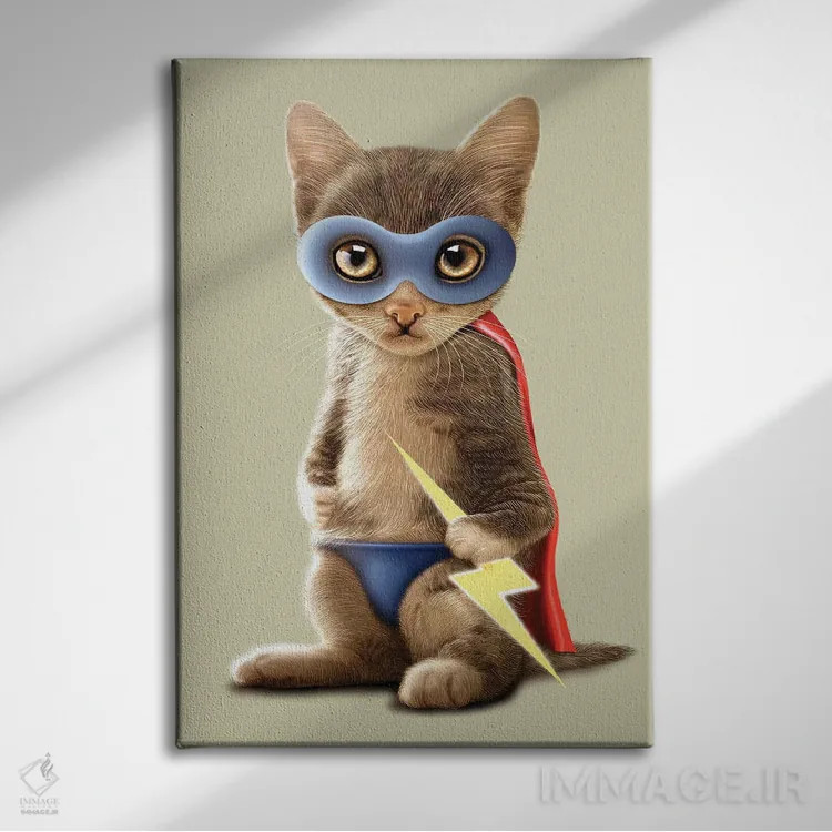 تابلو رعد و برق اثر آدام لاولس - نمای روبهرو روی دیوار