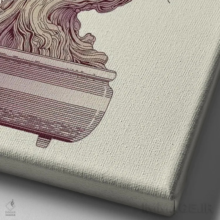 تابلو برگزیده اثر آدام لاولس - نمای نزدیک بافت بوم