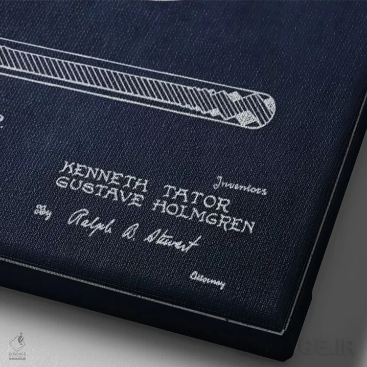 تابلو نقشهٔ ثبت اختراع چیپ پوکر ۱ سرمهای اثر پیکسل کهنه (استودیو/نام هنری) - نمای نزدیک بافت بوم