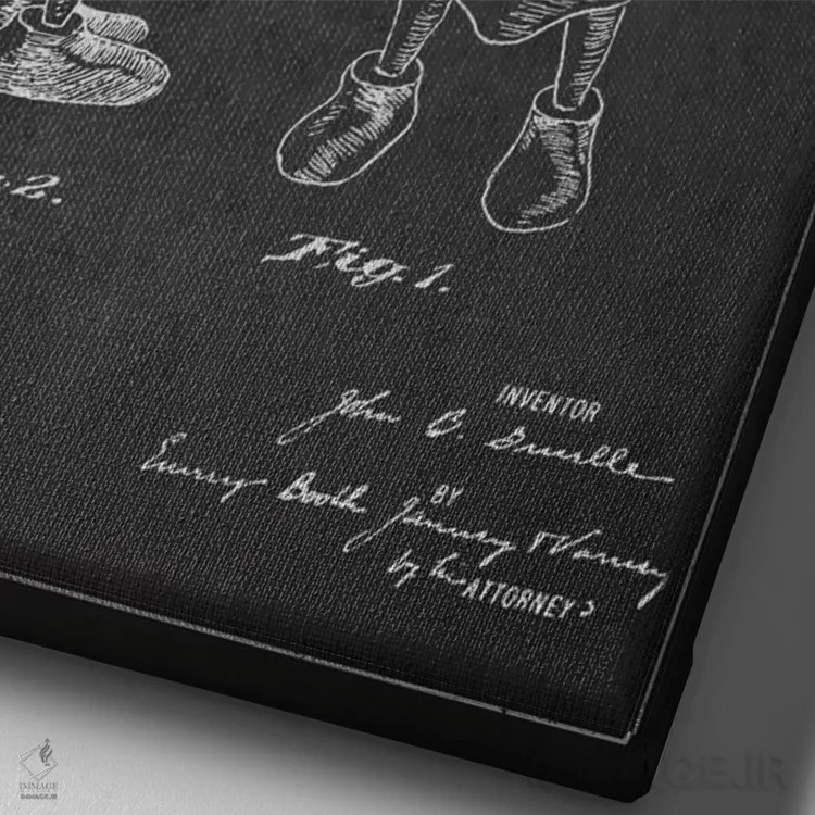 تابلو طرح ثبت اختراع اردک ماده (تیره) اثر پیکسل کهنه (استودیو/نام هنری) - نمای نزدیک بافت بوم