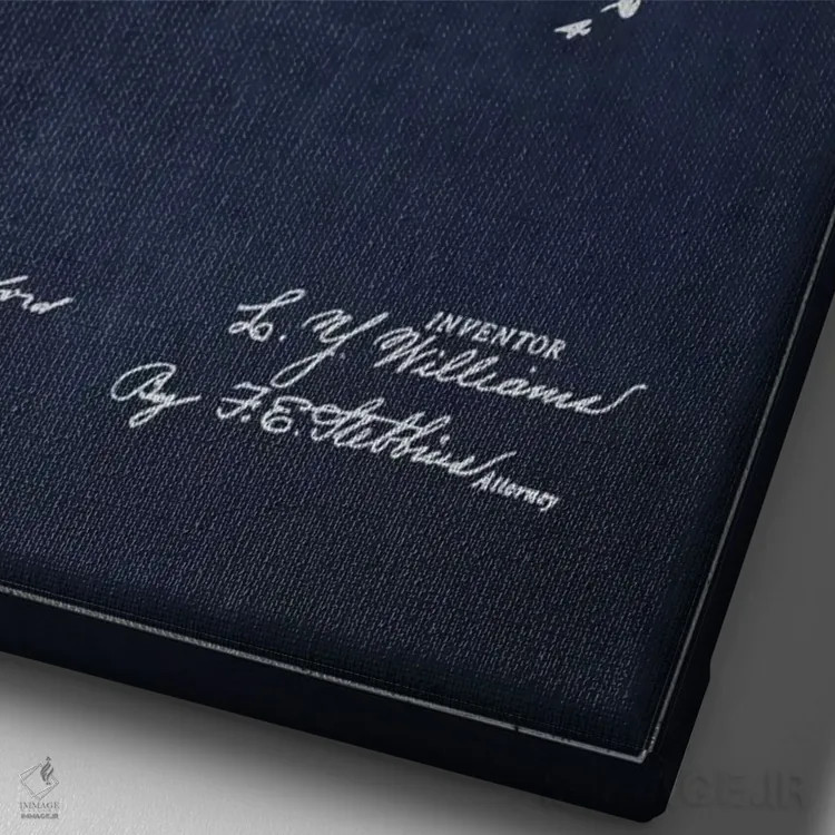 تابلو نقشهٔ حقامتیاز قلاب ماهیگیری سرمهای اثر پیکسل کهنه (استودیو/نام هنری) - نمای نزدیک بافت بوم