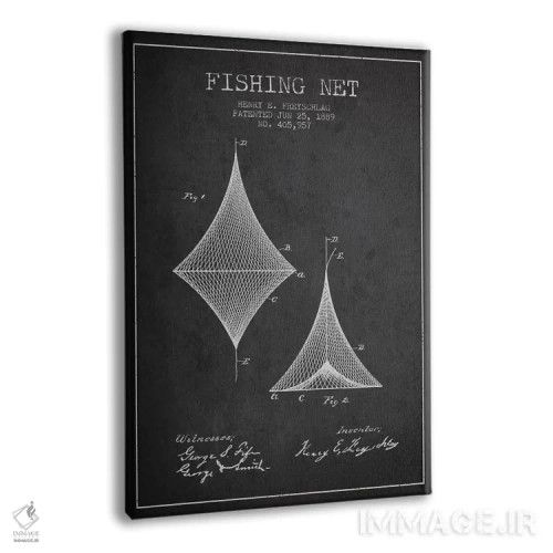 تابلو نقشهٔ حقامتیاز تور ماهیگیری زغالسنگی اثر پیکسل کهنه (استودیو/نام هنری) - نمای پرسپکتیو محصول