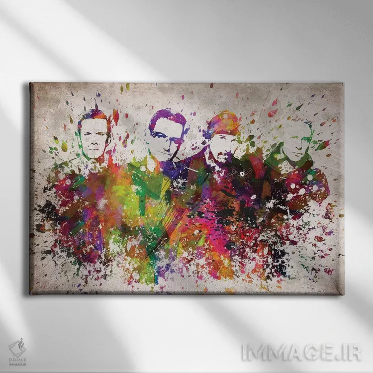 تابلو یوتو (گروه موسیقی) اثر پیکسل کهنه (استودیو/نام هنری) - نمای روبهرو روی دیوار