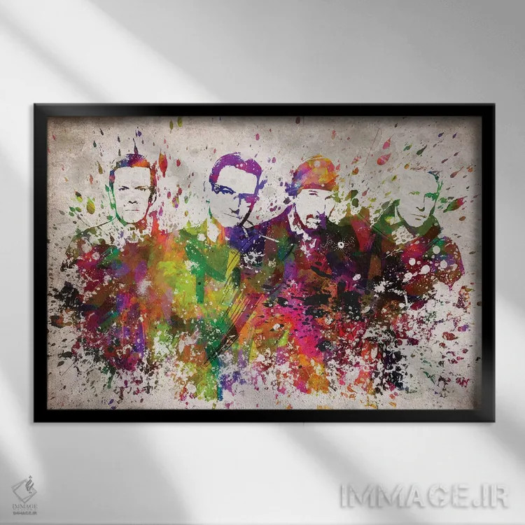 تابلو یوتو (گروه موسیقی) اثر پیکسل کهنه (استودیو/نام هنری) - نمای قابدار مشکی