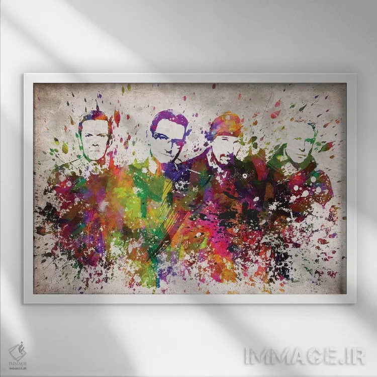 تابلو یوتو (گروه موسیقی) اثر پیکسل کهنه (استودیو/نام هنری) - نمای قابدار سفید