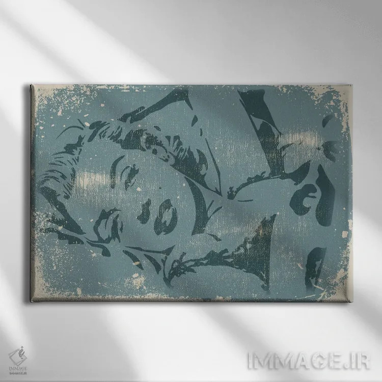 تابلو پوستر کلاسیک مرلین مونرو اثر آلساندرو دلا توره - نمای روبهرو روی دیوار