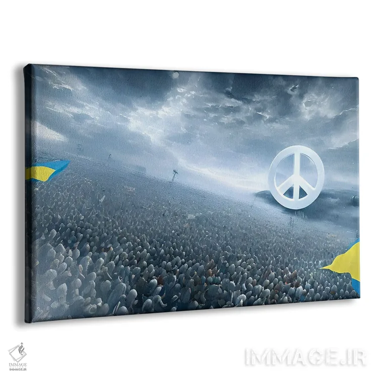 تابلو صلح برقرارشده در اوکراین اثر آلساندرو دلا توره - نمای پرسپکتیو محصول