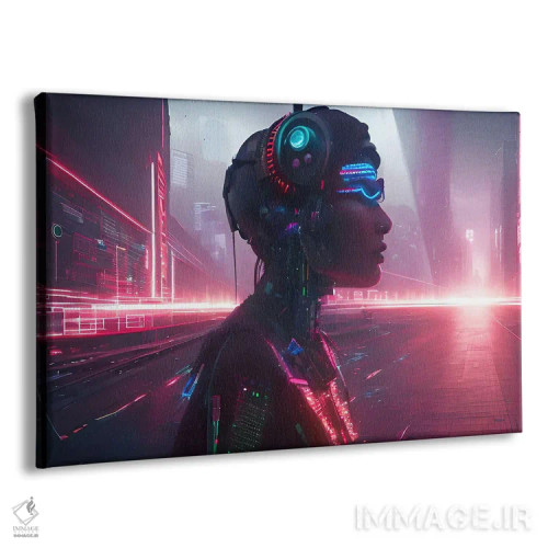 تابلو جاشوا سایبرپانک (نام خاص) اثر آلساندرو دلا توره - نمای پرسپکتیو محصول