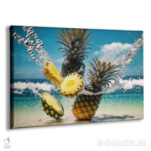 تابلو آناناسهای مالدیو اثر آلساندرو دلا توره - نمای پرسپکتیو محصول