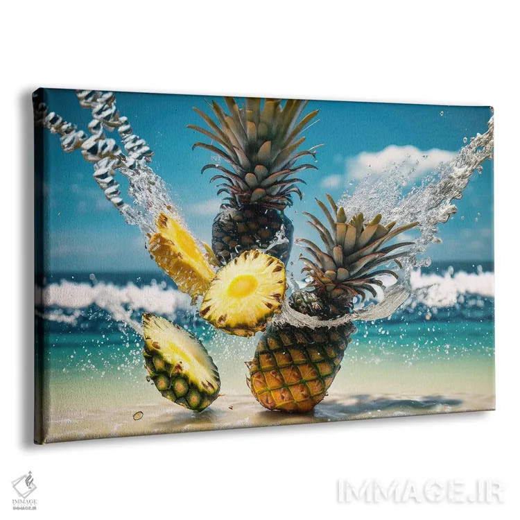 تابلو آناناسهای مالدیو اثر آلساندرو دلا توره - نمای پرسپکتیو محصول