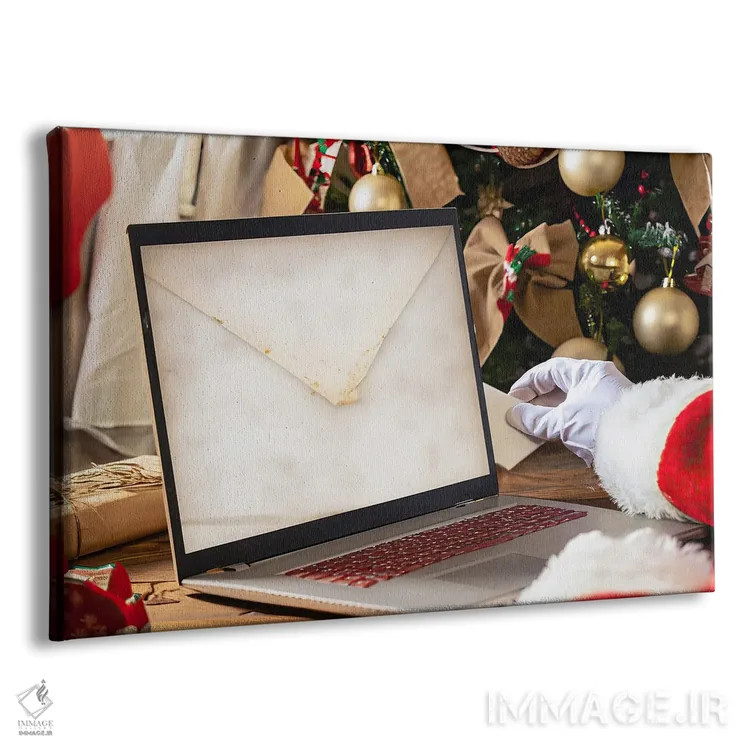 تابلو بابانوئل در حال انجام وظیفه اثر آلساندرو دلا توره - نمای پرسپکتیو محصول