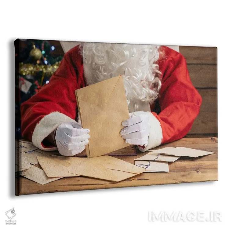 تابلو بابانوئل در حال انجام وظیفه ۲ اثر آلساندرو دلا توره - نمای پرسپکتیو محصول