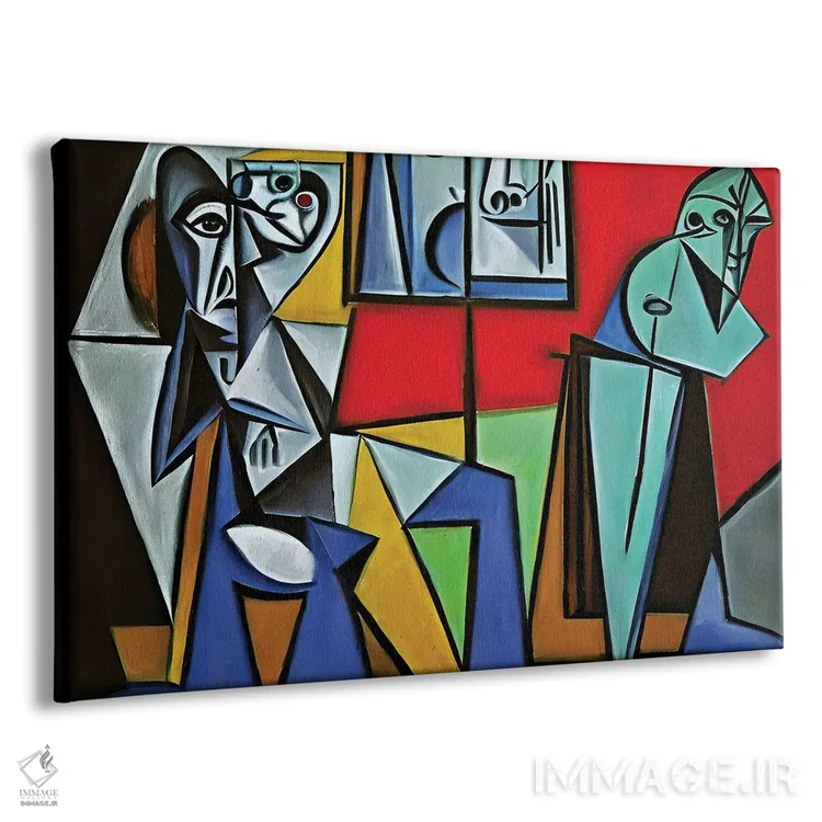 تابلو گالریدار به سبک پیکاسو اثر آلساندرو دلا توره - نمای پرسپکتیو محصول