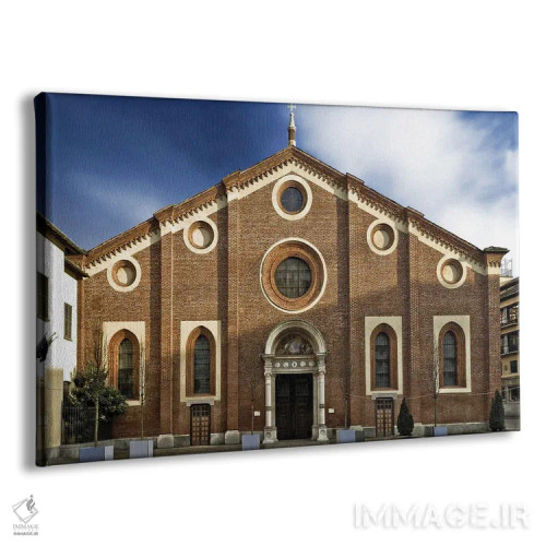 تابلو کلیسای سانتا ماریا دله گراتسیه، میلان، ایتالیا اثر آلساندرو دلا توره - نمای پرسپکتیو محصول