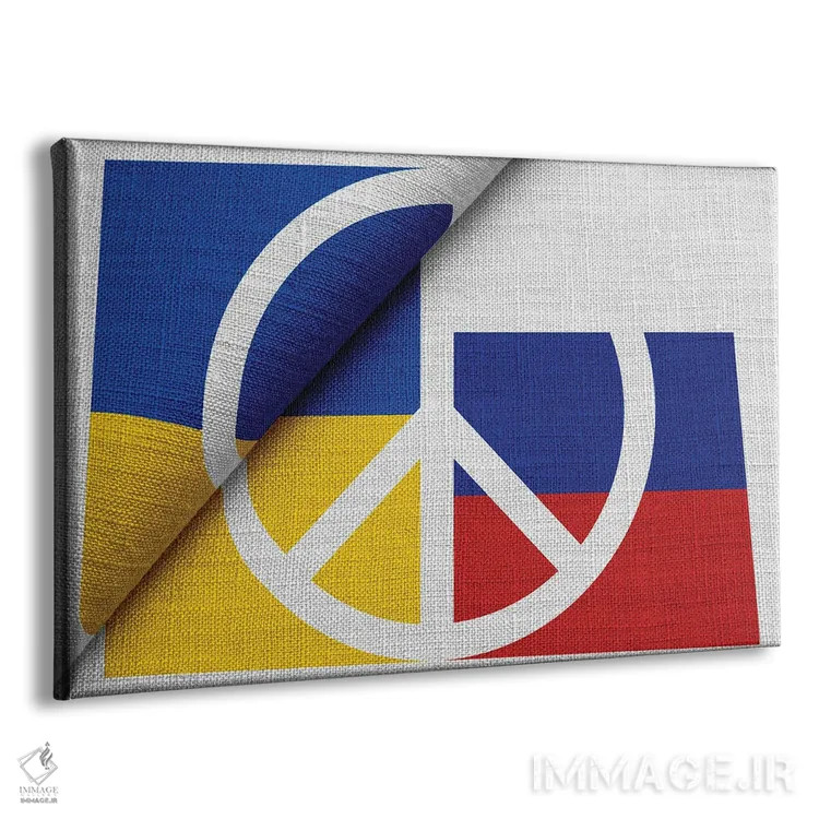 تابلو صلح برای اوکراین و روسیه اثر آلساندرو دلا توره - نمای پرسپکتیو محصول