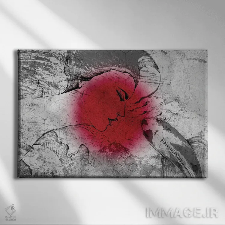 تابلو زنان ماهیگیر ژاپنی اثر آلساندرو دلا توره - نمای روبهرو روی دیوار