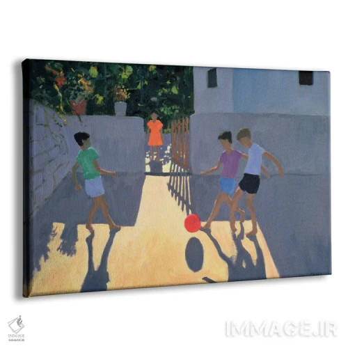 تابلو Kos,فوتبالیستها، کوس (یونان) اثر اندرو ماکارا - نمای پرسپکتیو محصول