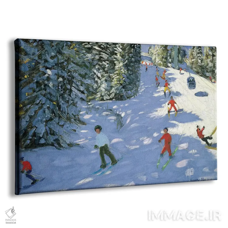 تابلو Austrian Alps,گوندولا، کوههای آلپ اتریش اثر اندرو ماکارا - نمای پرسپکتیو محصول