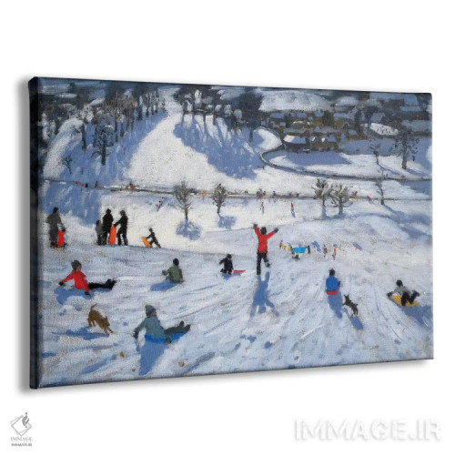 تابلو Chatsworth,تفریحات زمستانی، چَتسورث (بریتانیا) اثر اندرو ماکارا - نمای پرسپکتیو محصول