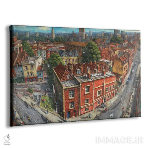 تابلو قلب تپنده بریستول اثر آدریان سایکس - نمای پرسپکتیو محصول