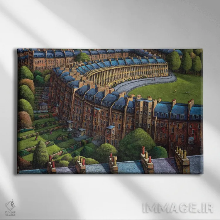 تابلو یکشنبه اثر آدریان سایکس - نمای روبهرو روی دیوار