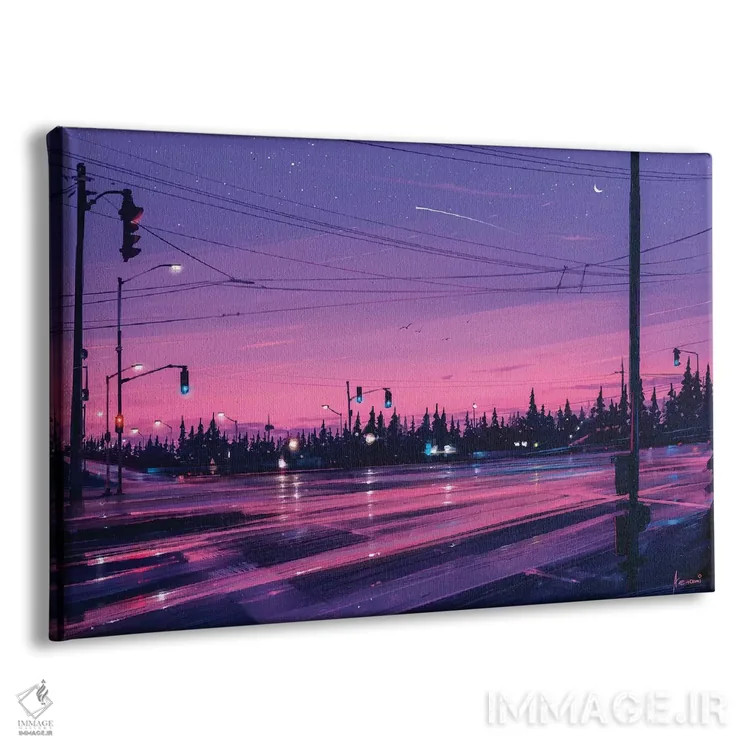 تابلو ساعت هفت عصر اثر آلنا آئنامی - نمای پرسپکتیو محصول