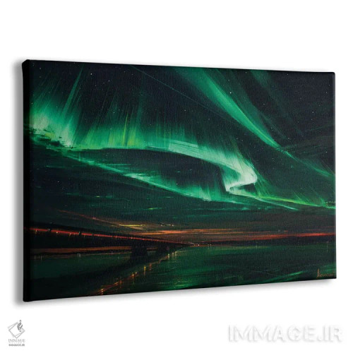 تابلو شفق قطبی اثر آلنا آئنامی - نمای پرسپکتیو محصول