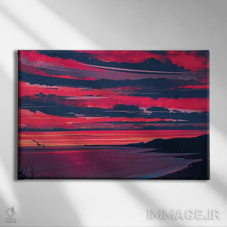 تابلو بهشت اثر آلنا آئنامی - نمای روبهرو روی دیوار