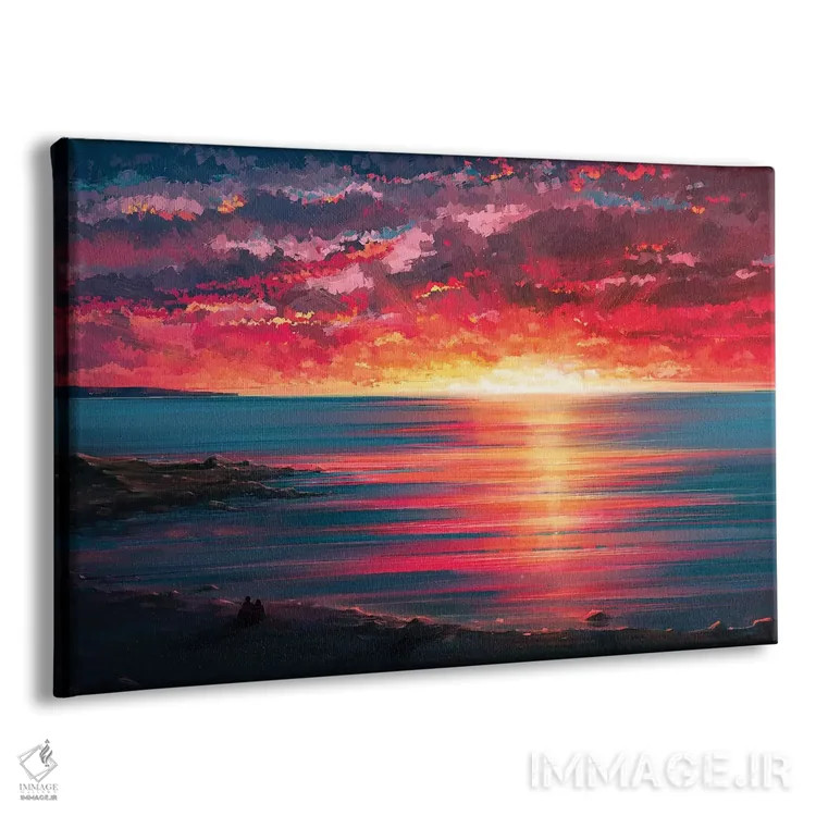 تابلو ساحل دریا اثر آلنا آئنامی - نمای پرسپکتیو محصول